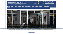 Desktop Screenshot of metropoljournal.com